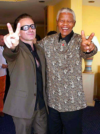 Bono + Mandela