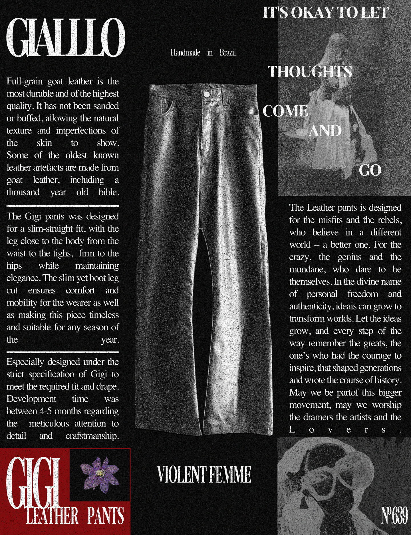 GIGI LEATHER TROUSERS