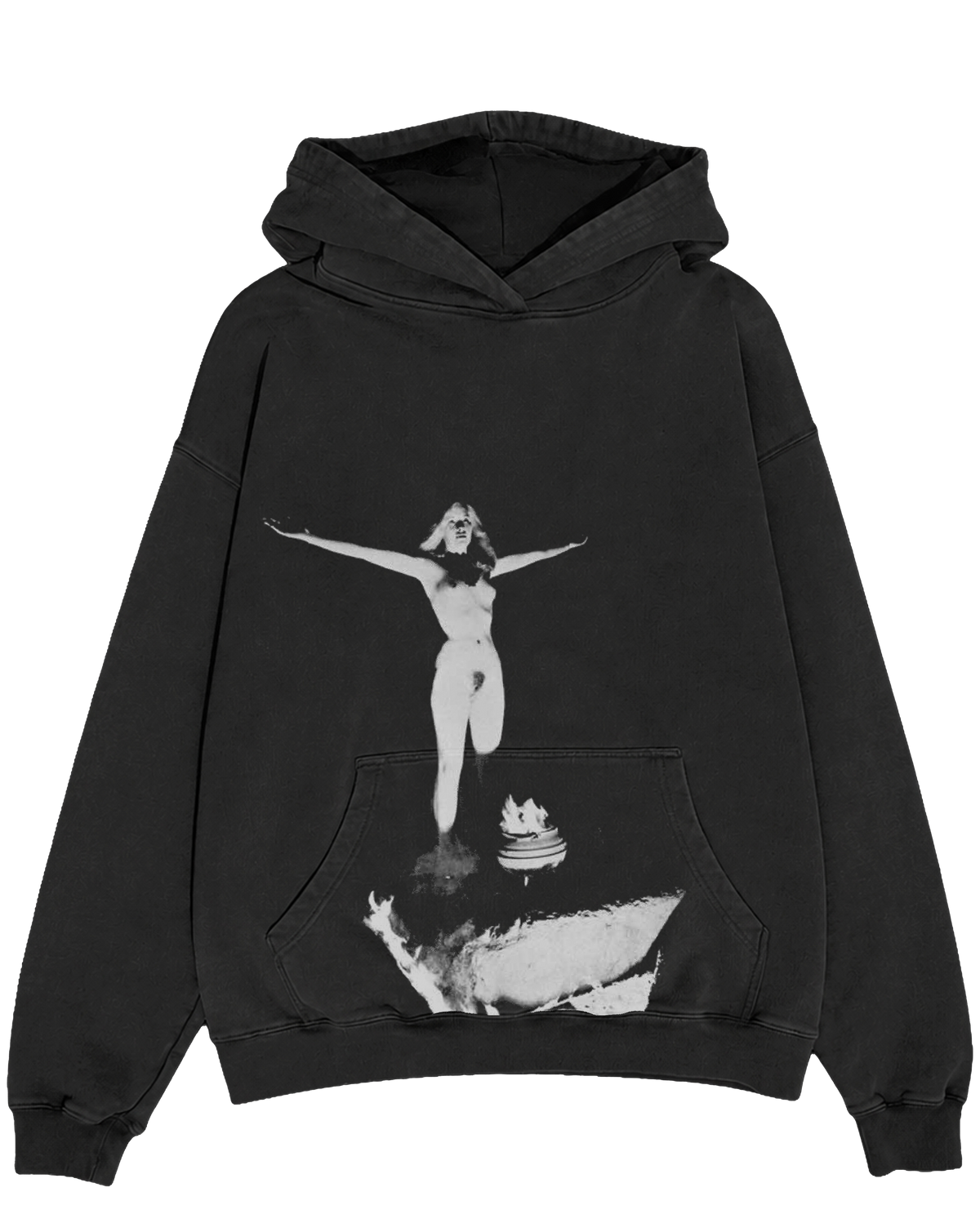 Unisex Oversized French Terry Cotton Hoodie