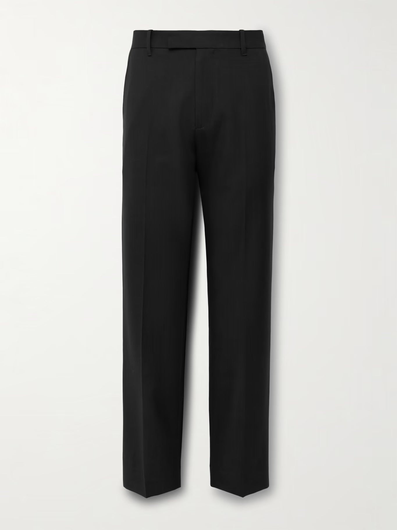 V. WOOL GABARDINE TROUSERS
