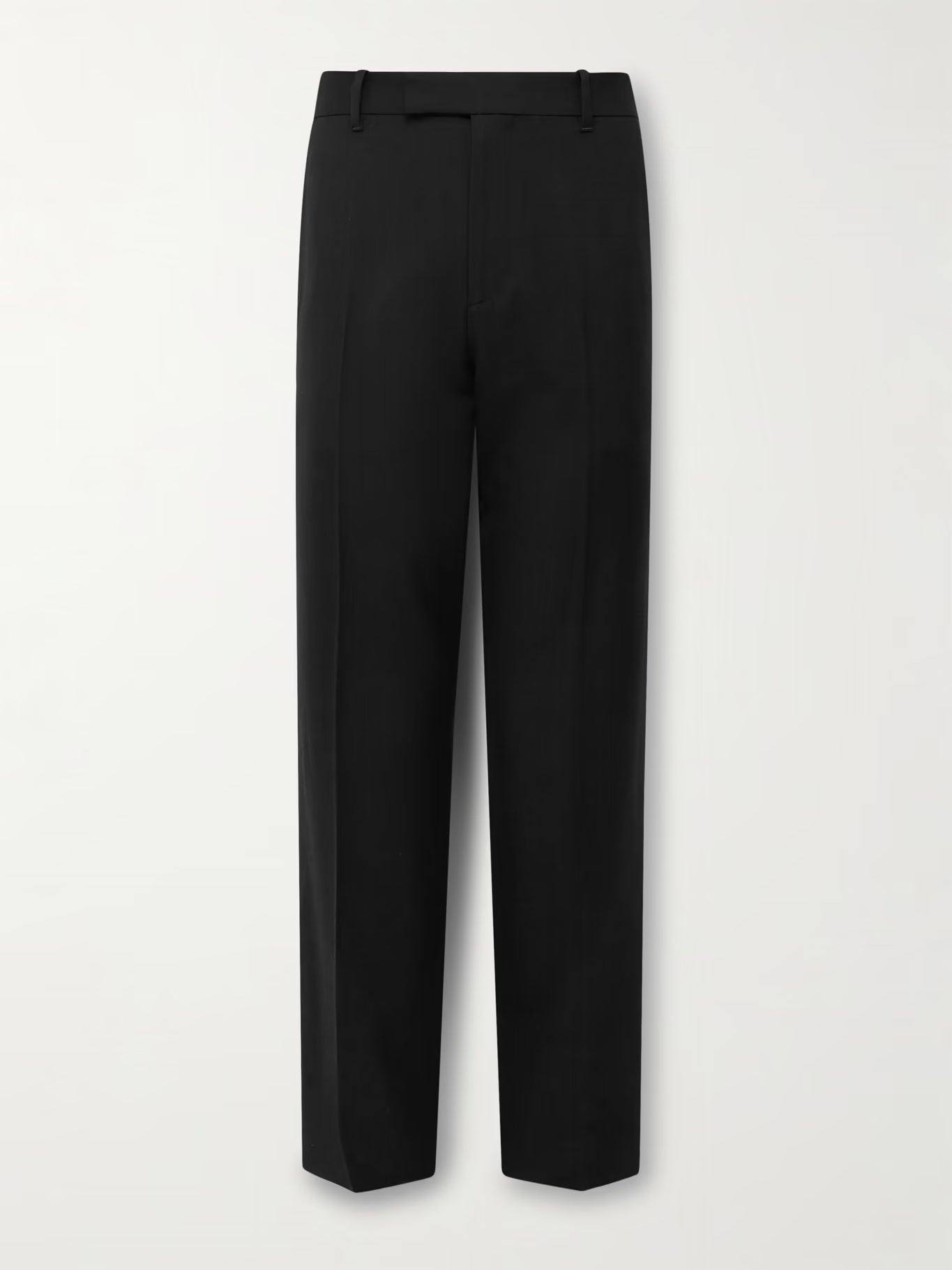 V. WOOL GABARDINE TROUSERS